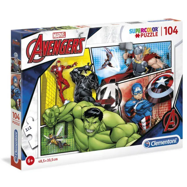 Clementoni® Marvel Avengers Puzzle 104pcs