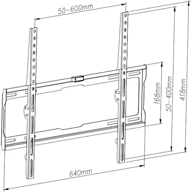 Βάση Τηλεόρασης 32"-65" Vesa 600x400 OSIO OSMA-1370 2
