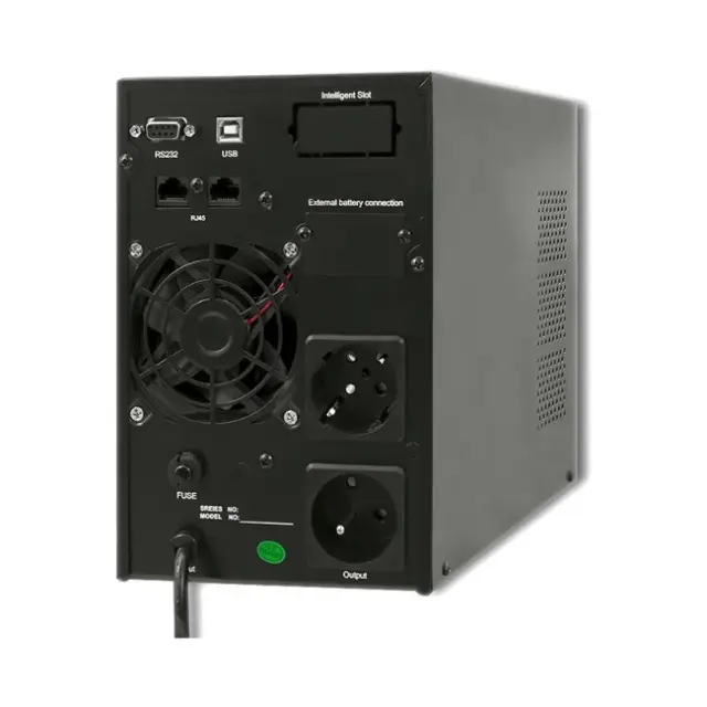 Qoltec UPS Pure Sine Wave 1000VA 800W Black (53042) 2