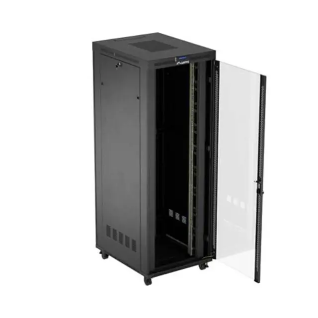 Lanberg Καμπίνα Rack 19" 47U 800X1000 Black LCD V2 (FF01-8047-12BL)