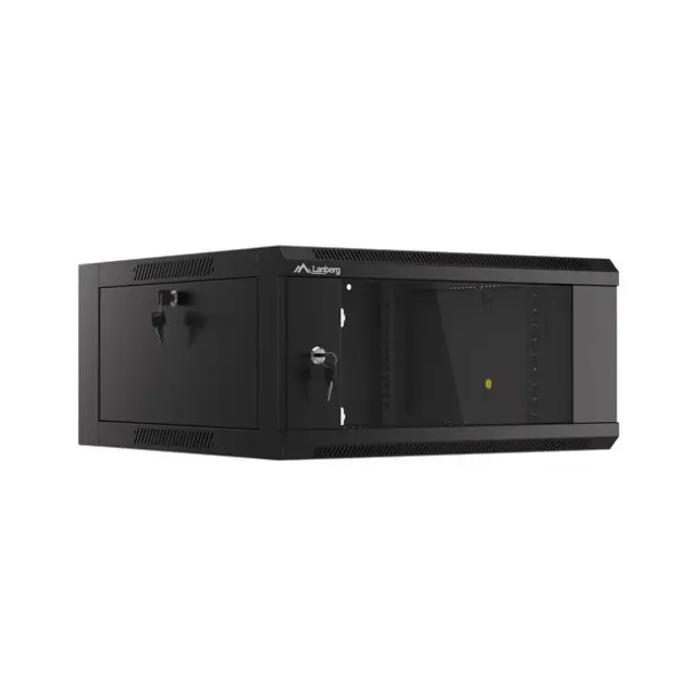Lanberg Καμπίνα Rack 19" 4U 600x570 Black (WFFA-5604-10B)