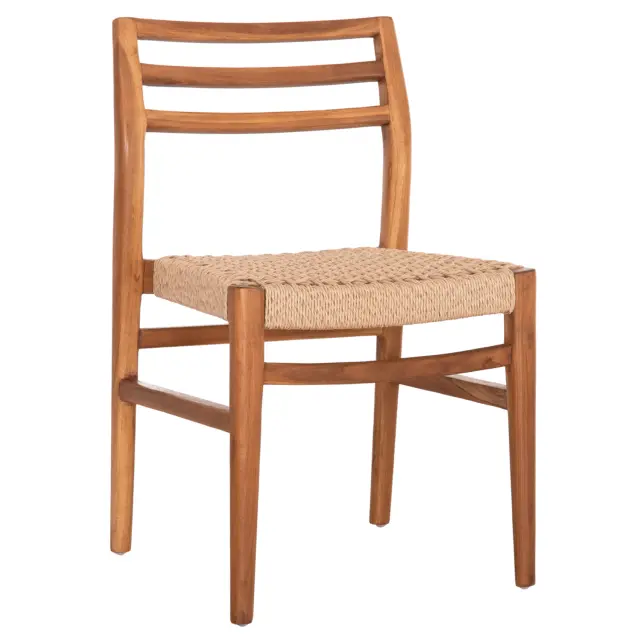 ΚΑΡΕΚΛΑ ΤΡΑΠΕΖΑΡΙΑΣ FB918231 ΞΥΛΟ TEAK-ΣΧΟΙΝΙ VIRO 46x51x78Υεκ.