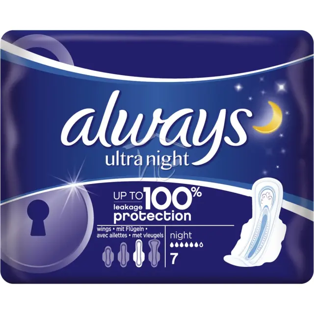Always Ultra Σερβιέτες Day + Night (Μέγεθος 3) 7 Τμχ
