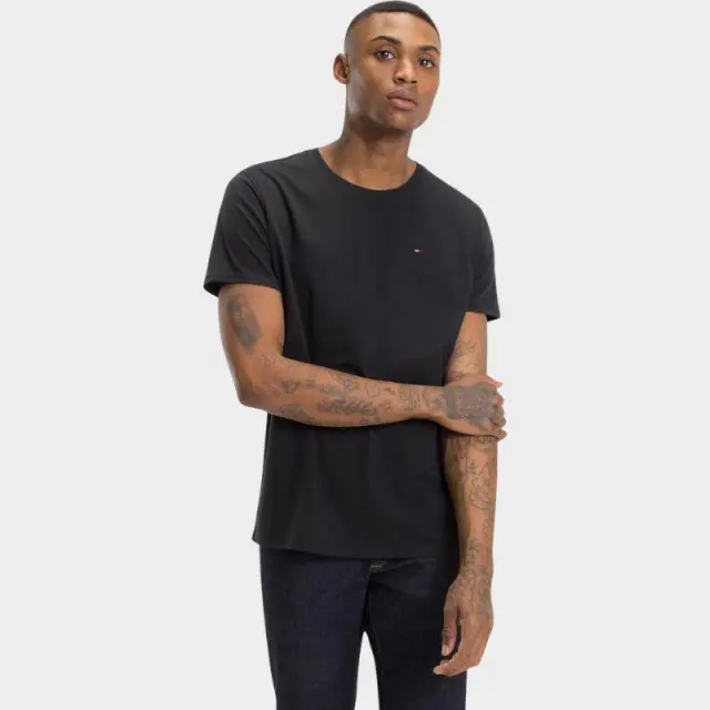 T-shirt Tommy Hilfiger DM0DM04411-078 Μαύρο - M