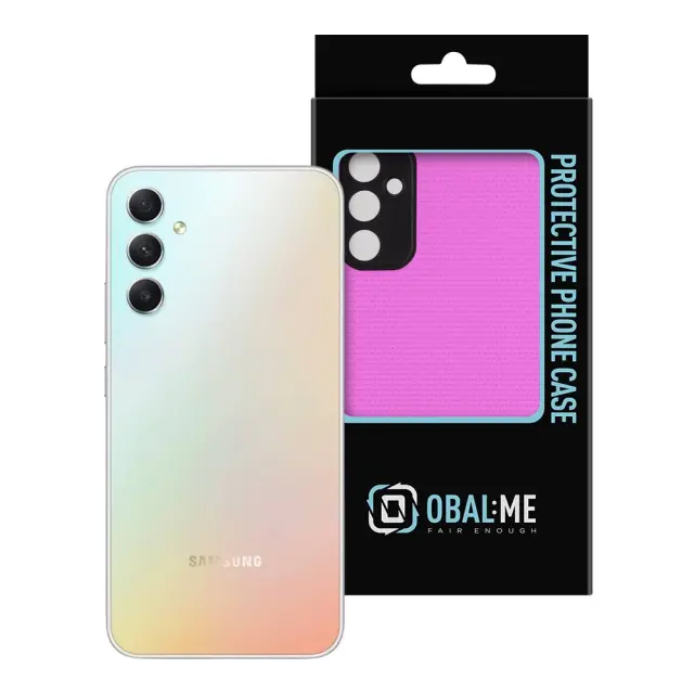 OBAL:ME NetShield Cover for Samsung Galaxy A34 5G Purple 3
