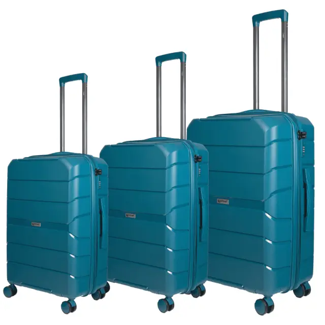 Βαλίτσες trolley Επεκτάσιμη Elusive (σέτ 3 τεμαχίων) Cardinal (PP) 2016 πετρόλ - Large, Medium, Small