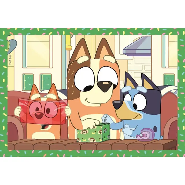 Bluey Play All Day 4-in-1 puzzle Clementoni 2