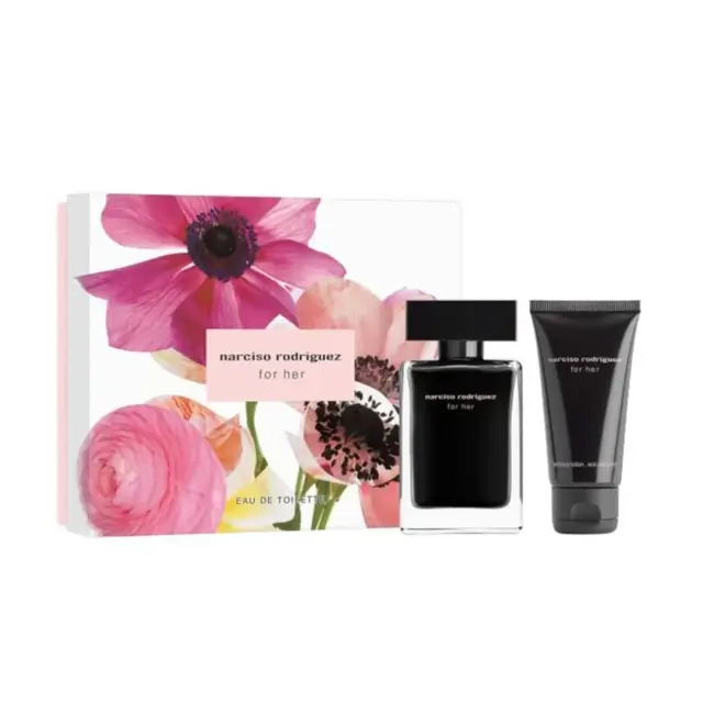Narciso Rodriguez For Her Perfume Gift Set Edt 50 ml + Body Lotion 50ml