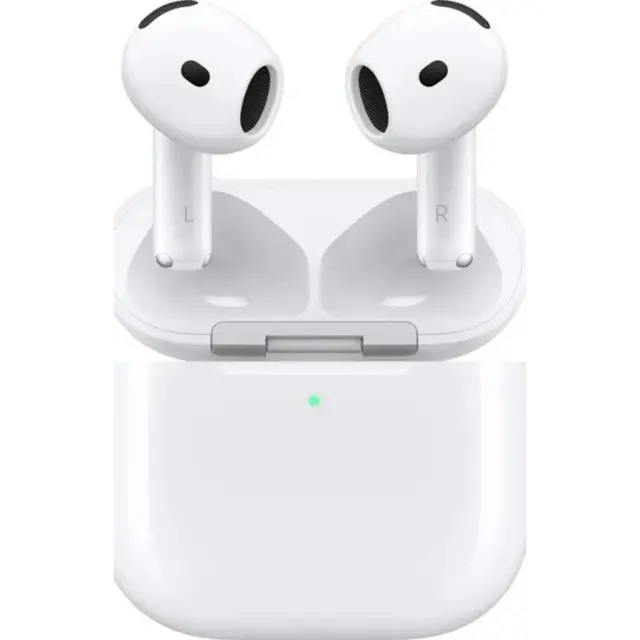 Apple AirPods 4 with Active Noise Cancellation Earbud Bluetooth Handsfree Ακουστικά με Αντοχή στον Ιδρώτα και Θήκη Φόρτισης Λευκά