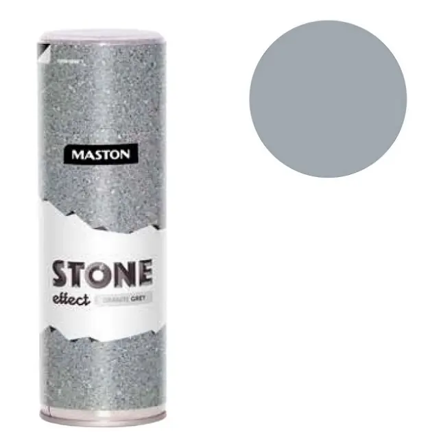 Maston Σπρέι Βαφής Διακοσμητικό 400ml Stone Effect Granite Grey / 91.831004