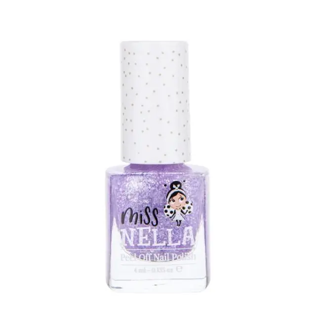 Miss Nella Peel Off Παιδικό Βερνίκι Νυχιών 4ml - Sparkly Zebra