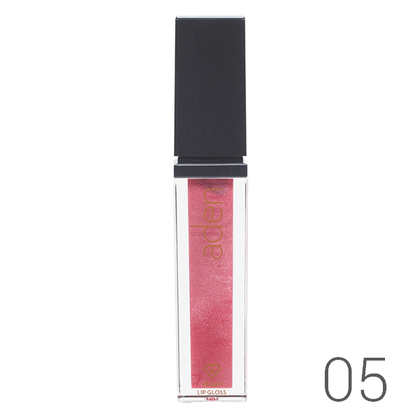 ADEN VEGAN LIP GLOSS 05 GLAMOUR PINK 5 ML