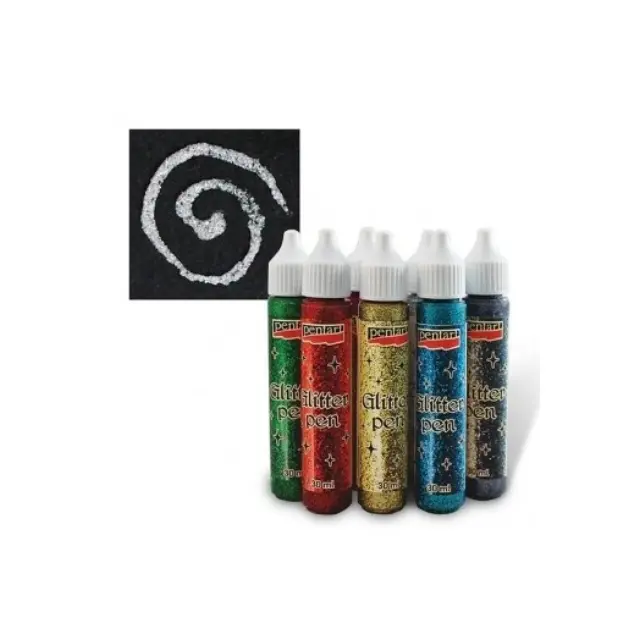 Glitter glue Pen Pentart 30ml, Hologram