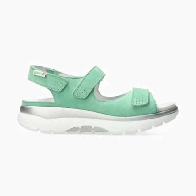Mephisto/Sano Πέδιλα Γυναικείο δέρμα Nubuck Πράσινο SAN/NORINE GRASS