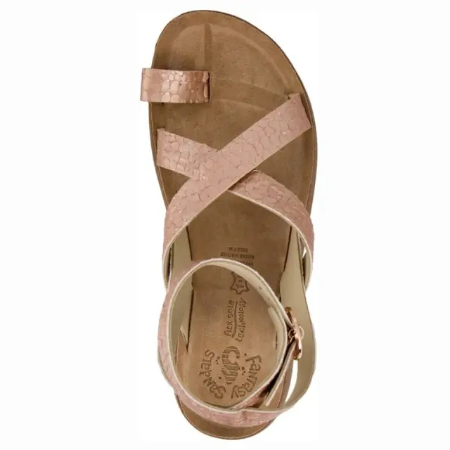 Ανατομικά Σανδάλια Fantasy Sandals S914 ROSEGOLD CRACK 2
