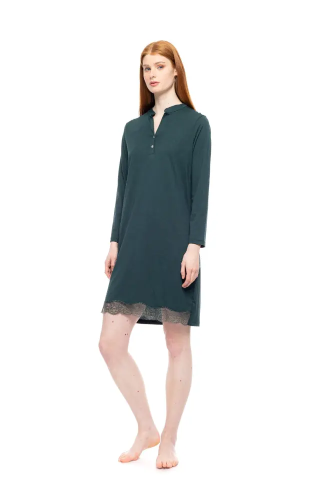 W1757 - Yacht Blue - NIGHTGOWN NIGHT LOVERS SOLID 2