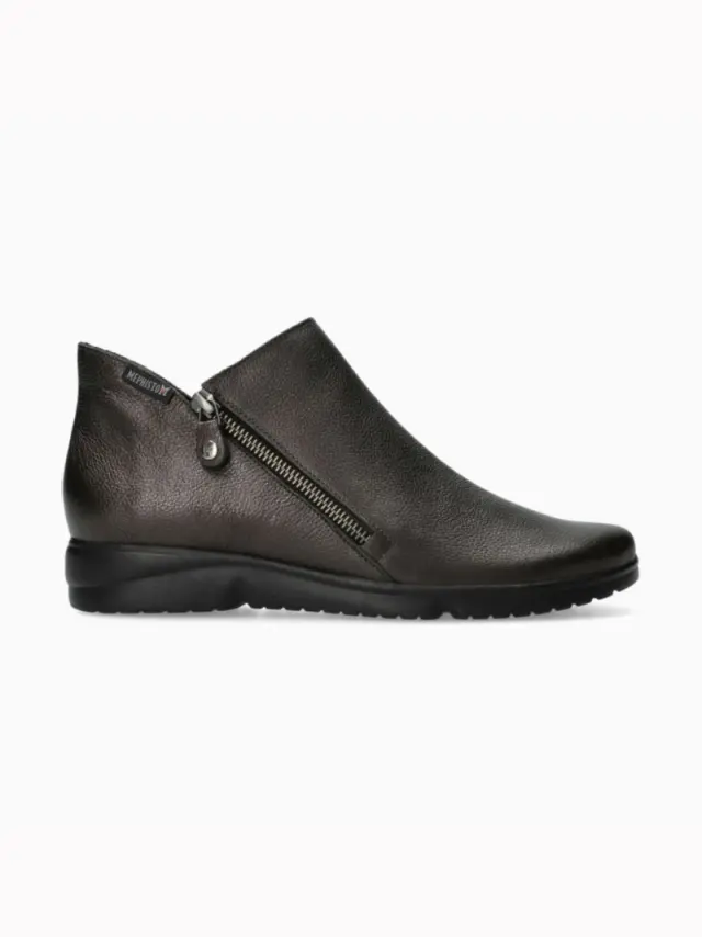 Mephisto Μποτάκια Γυναικείο δέρμα Μαύρο MEP/ROMIA BLACK 3
