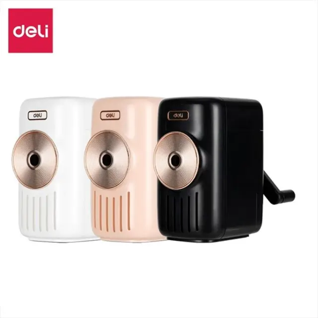 Deli Επιτραπέζια Ξύστρα Με Μουσική Πλαστική Φ9-8mm 11.2X12X6cm (Διάφορα Χρώματα)/ 231.439150 (Deli)