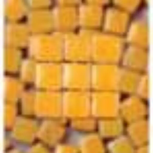 Mini Κεραμική Ψηφίδα 5x5x3mm, Orange, RO01 ~10gr ~100τεμ
