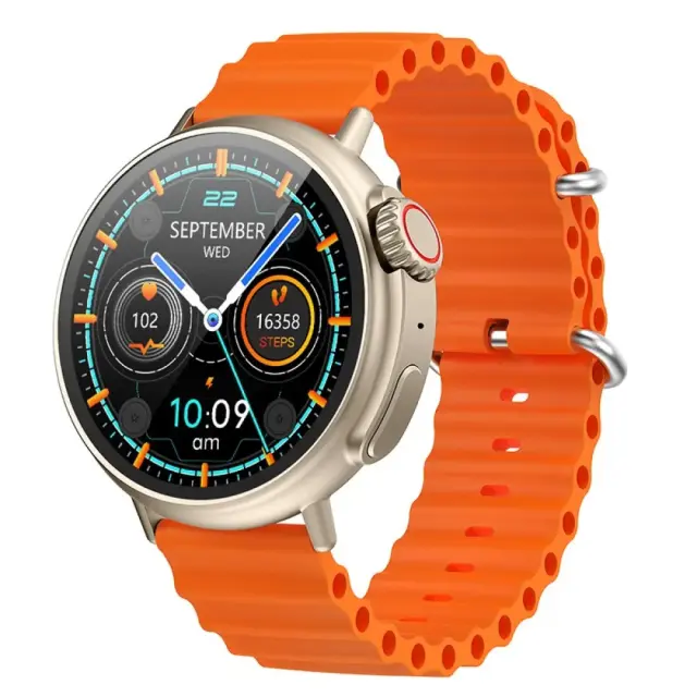 Smartwatch Hoco Y18 IP67 IPS Οθόνη 1.52" 300mAh V5.1 με Δυνατότητα Κλήσεων Χρυσαφί Aloha Tropic