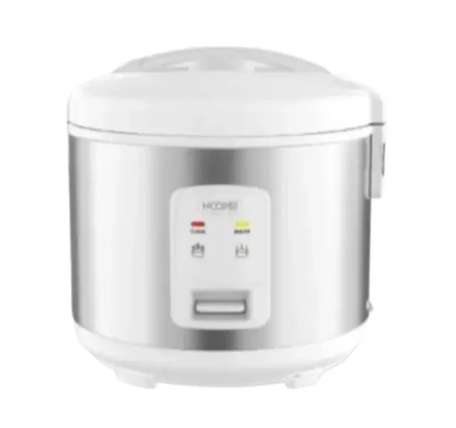 Hoomei Βραστήρας Ρυζιού 700W Χωρητικότητας 1.8lt Άσπρος HM-5318SL