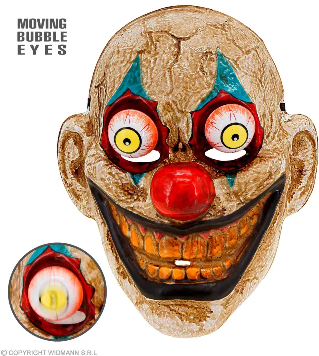 Αποκριάτικο Αξεσουάρ Μάσκα Killer Clown Googly Eyes (Widmann) (W-30303)