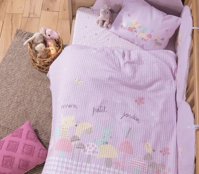 ΒΡΕΦΙΚΗ ΚΟΥΒΕΡΤΑ ΠΙΚΕ ΚΟΥΝΙΑΣ MON PETIT JARDIN 110X150 NEF-NEF HOMEWARE