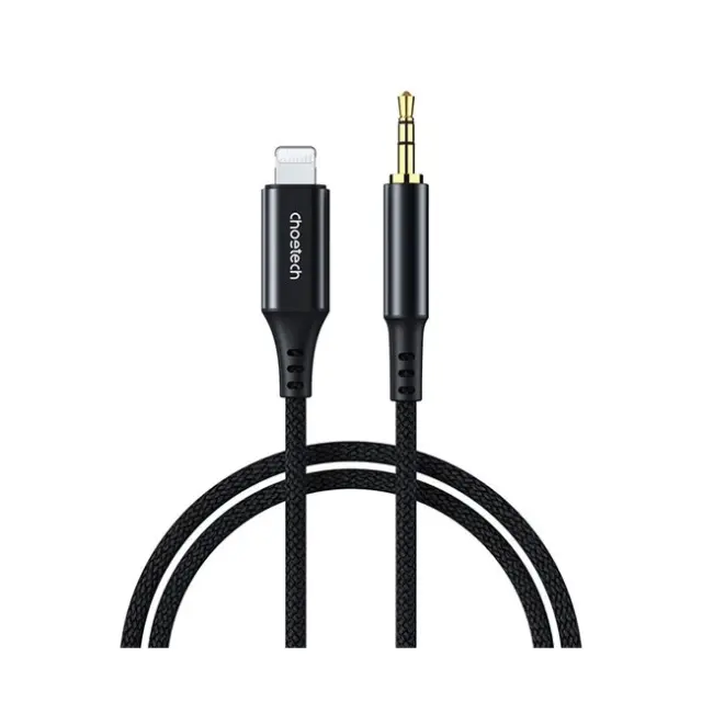 Choetech AUX009 Lighting to Mini Jack 3.5mm Cable 2m Black