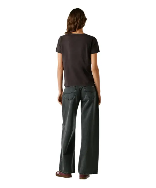 Pepe Jeans - Γυναικείο T-shirt Brule PL5000082-999 Μαύρο - XS 2