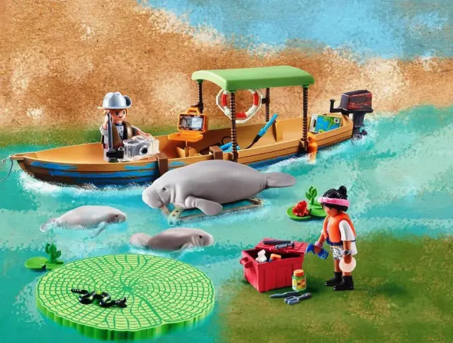 Playmobil Wiltopia: Εκδρομή με Ποταμόπλοιο στον Αμαζόνιο (71010) 2