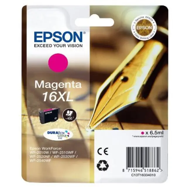 Epson Μελάνι Inkjet No.16 XL Magenta (C13T16334012) (EPST163340)