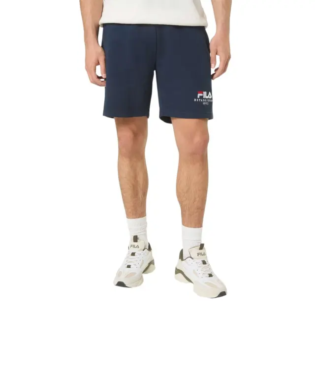 Fila - Ανδρικό Αθλητικό Σορτς Lusciano FAU0230-50004 Μπλε