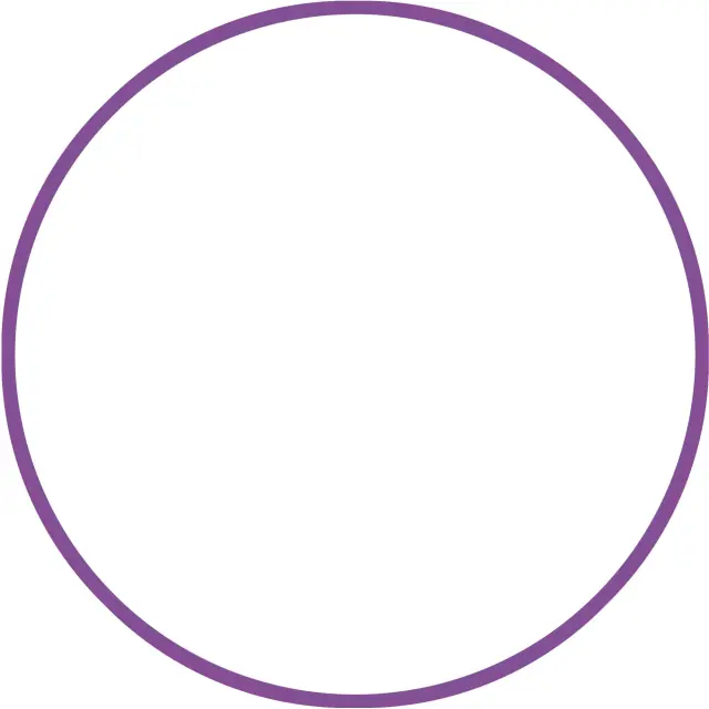 AMILA Χούλα Χουπ HQ 80cm - Φ19mm - 330gr, Μωβ (98819)