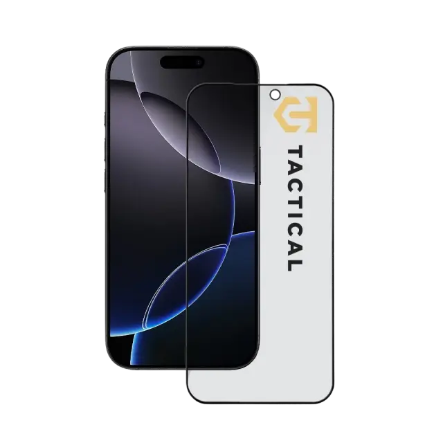 Tactical Glass Shield Privacy Stealth 5D for Apple iPhone 17 Pro Max Black 3