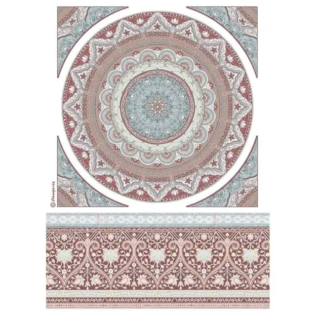 Stamperia Ριζόχαρτο για Decoupage - Mandala Lace - A4