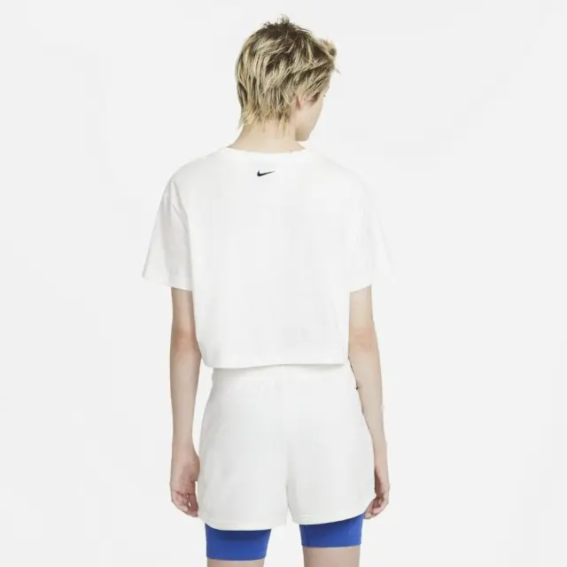 Nike Cropped Dance T-Shirt (DJ4125-100) - Λευκό - L 2