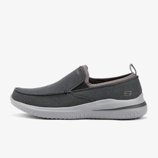 Μοκασίνια Skechers Delson 3 Chadwick 210236-BLK Γκρι - 41