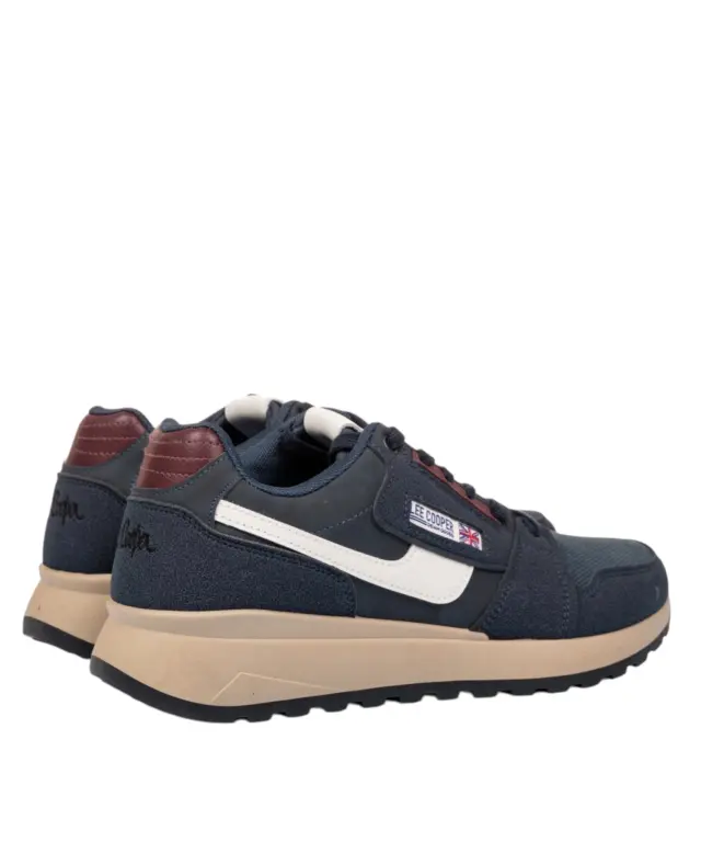 Lee Cooper - Ανδρικά Sneakers Run Play LCM628120-NAVY Μπλε 3