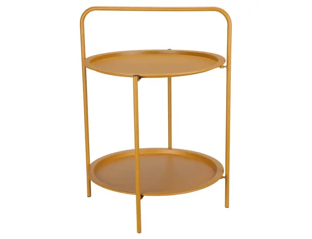 Τραπεζάκι Bοηθητικό με διαστάσεις 50x66cm - Mέταλλο - Mustard Yellow X99001530 2