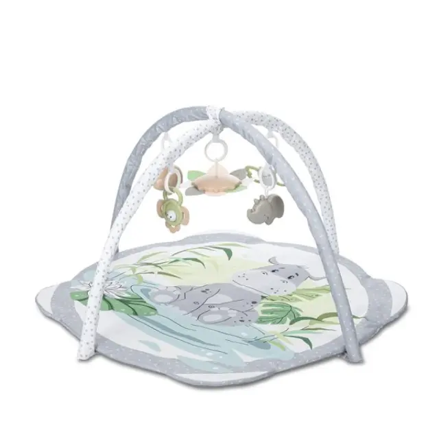 Lorelli Γυμναστήριο - Χαλάκι Safari Friends Hippo Grey 10300530001