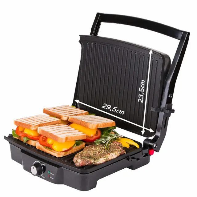 Τοστιέρα-Grill Με Αντικολλητικές Πλάκες Και Θερμοστάτη 2000W FIRST AUSTRIA FA-5344-1 2