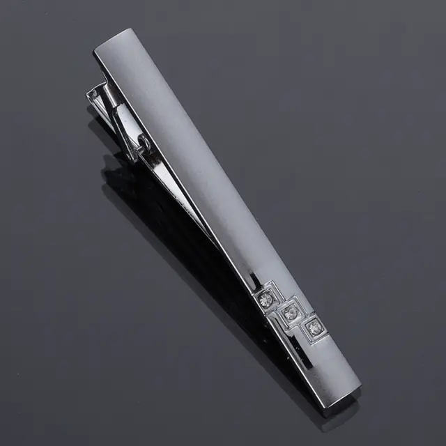 Ασημί Κλιπ Γραβάτας 6 cm – LGTC-T13/1 2