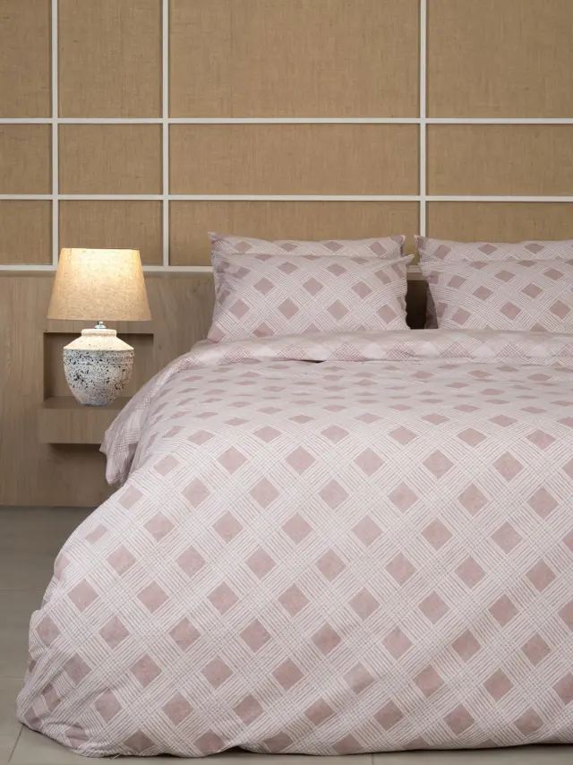 Σετ Σεντόνια Cotton Feelings 2072 Rose King Size (260x270) Sunshine