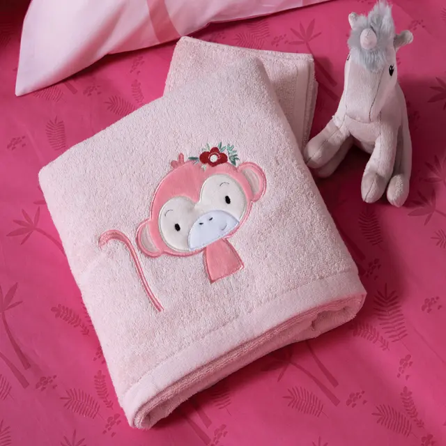 Πετσέτες Παιδικές Σετ 2τεμ. Wild & Sweet Nef Nef Homeware, 100% ΒΑΜΒΑΚΙ - PINK (041050) 2