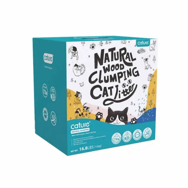 Cature Smart Pellet Βιοδιασπώμενο Υπόστρωμα Υγιεινής για Γάτες 20L (8Kg) Μονόχρωμο