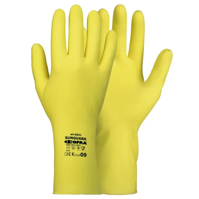 Γάντια Λάτεξ Χημικών Cofra Sunguard - 10 (XL)