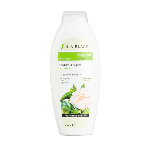 Lilia Black Body Milk Γαρδένια 500ml