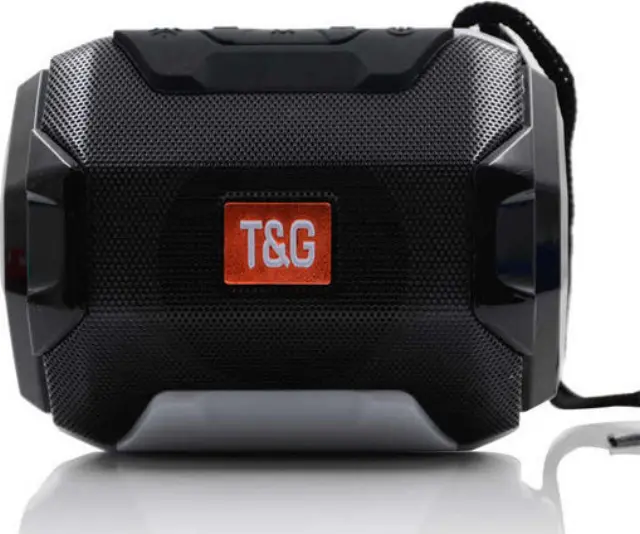 T&G TG-162 Ηχείο Bluetooth 5W με Ραδιόφωνο και Διάρκεια Μπαταρίας έως 3 ώρες Μαύρο 2