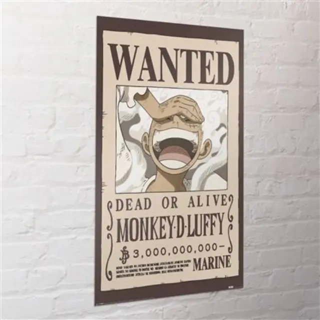 Αφίσα One Piece - Wanted Luffy 61x91,5εκ - PP2501058 2