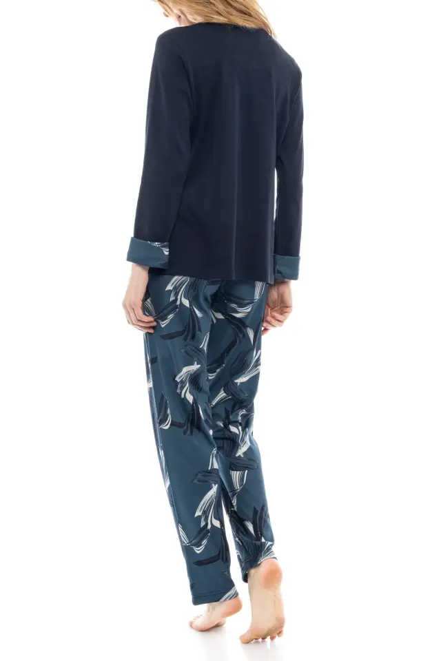 W1168 - Type - PYJAMA BLUE LEAF 2